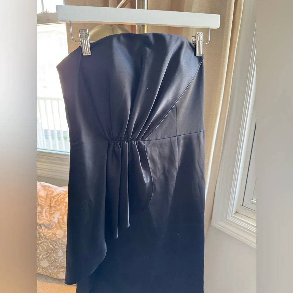 NWT Vince Camuto Elegant Black Strapless Dress | 6 - Picture 2 of 8